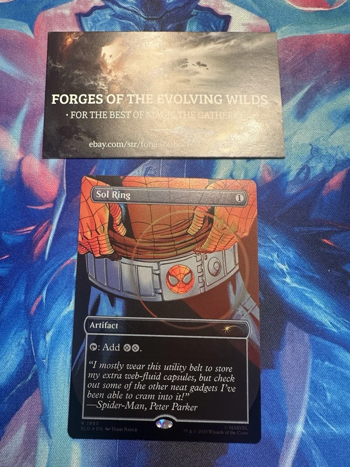 Sol Ring 1993 Foil Marvel's Spider-Man: Heroic Deeds Secret Lair - Image 1 of 1