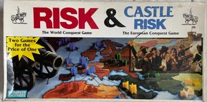 RISK & Castle RISK Brettspiel - 1990 - Parker Brothers - Komplettsatz - Box gut - Bild 1 von 4
