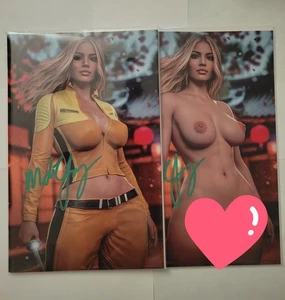 M House Melinda Kill Bill Naughty and Virgin Cover Set! Neuer Tropfen 🔥 mit COA - Bild 1 von 4