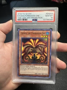 Exodia the Forbidden One Yu-Gi-Oh! The Lost Art Promotion #EN004 PSA 10 - Imagen 1 de 2