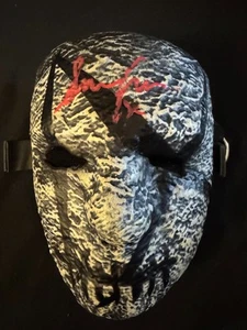 Spencer Charnas signierte Ice Nine Kills Silence Maske mit Beckett Zeuge Echtheitszertifikat - Bild 1 von 2