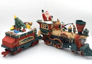 Locomotora y licitación navideña Bright Holiday Express 384 escala G nueva - Imagen 1 de 14