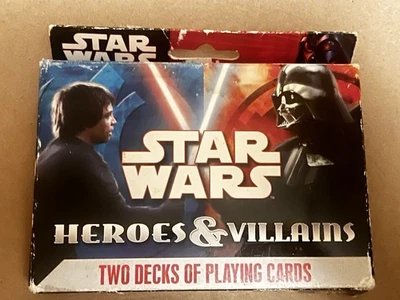 VINTAGE Star Wars Heroes and Villains Playing Cards - Image 1 of 4