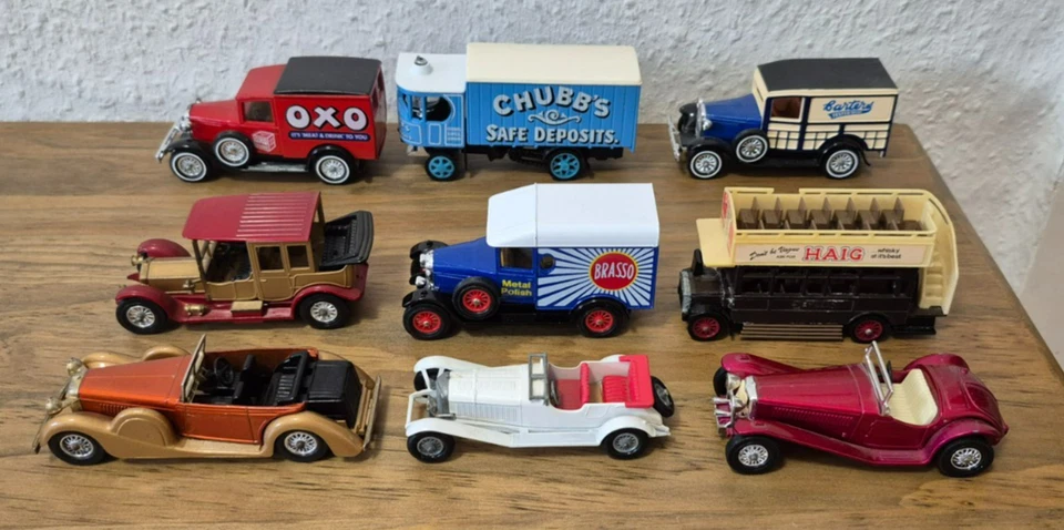 9 * Models of Yesteryear von Matchbox von bespielt bis gut erhalten - Konvolut - - Bild 1 von 4