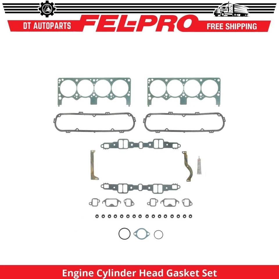 Juego de juntas de culata de motor V8 Fel-Pro para Dodge 330 1964 4,5 L Foto 1 de 1
