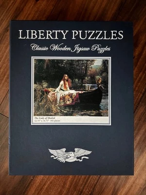 Liberty Wooden Jigsaw Puzzle Lady of Shallot 502 Pieces Retired - Image 1 of 4