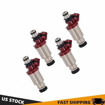 4 Fuel Injectors for 1994 95 96 1997 Toyota Celica 1.8L 23250-16160 I4 - Изображение 1 из 4