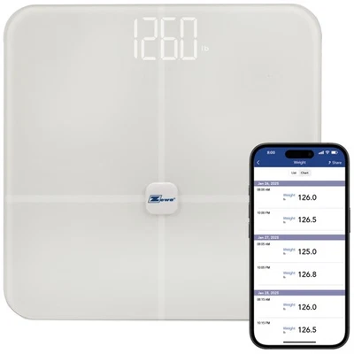 Analizador digital de escala y composición corporal Zewa con Bluetooth 4.0 / BLE Foto 1 de 4