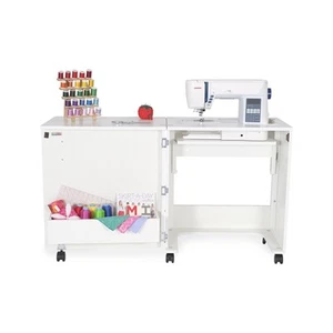 Judy Sewing Cabinet White - Picture 1 of 5