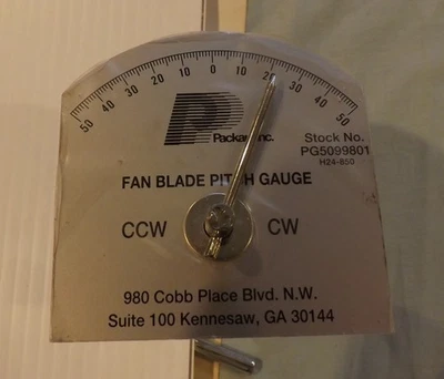 Medidor de paso de hoja de ventilador de Lau Industries Pt# 05099801 ligeramente usado Foto 1 de 4