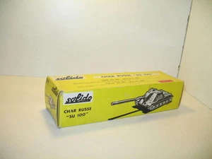 N05, Russian SU100 Military Tank Box, SOLIDO Reproduction Box - Picture 1 of 2