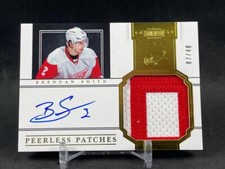 2011-12 PANINI DOMINION BRENDAN SMITH #31 PEERLESS JERSEY PATCHES AUTO 7/40