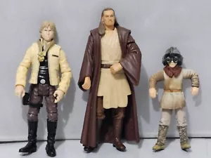 Star Wars Qui Gon Jinn Ep. 1, Luke Skywalker Yavin Ceremony, anakin Pod Racer - Picture 1 of 2