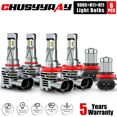 Faros antiniebla luces LED altas bajas para Honda Ridgeline 2017-2020 Foto 1 de 4