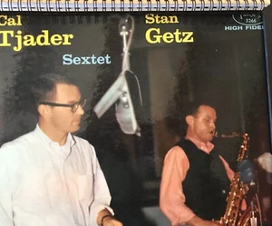 for the Cal Tjader-Stan Getz Sextet* ‎ 1958 Vinyl, LP, fan! album cover notebook - Picture 1 of 2
