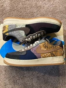 Nike Air Force 1 Low x Travis Scott Cactus Jack Sz 11 - Picture 1 of 7