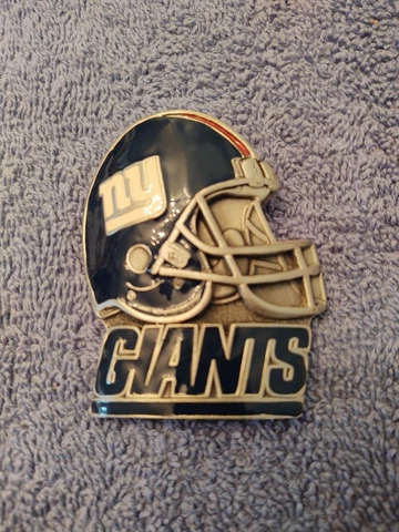 NY Giants Helmet Fine Pewter Logo Emblem for Mug, Water Bottle, Glass  NFL Cover