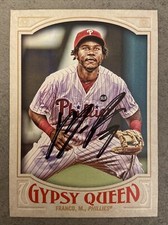 Maikel Franco Signed 2016 Gypsy Queen Autographed Philadelphia Phillies Card