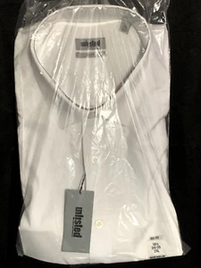 Unlisted by Kenneth Cole Men's Dress Shirt Solid White 18.5 34/35 Tall Large - Picture 1 of 2