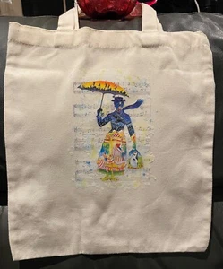 Mary Poppins or (Sherrie Bobbins) Canvas Tote Bag Twice Stitched Handles Free P - Bild 1 von 9