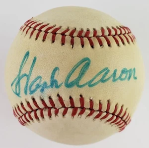 Hank Aaron Signed/Autographed ONL Charles Feeney Baseball (JSA LOA) - Picture 1 of 7