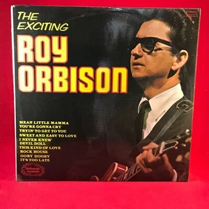 The Exciting Roy Orbison 1974 UK vinyl LP Devil Doll best of Mean Little Mamma A - Picture 1 of 3