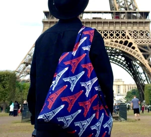 ✿ New LOQI Grocery Shopping Reusable TOTE BAG Washable EIFFEL TOWER France Paris