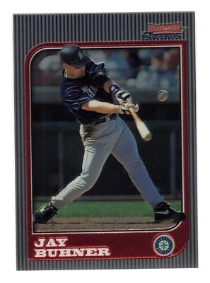 1997 BOWMAN CHROME JAY BUHNER CARD #78  **NM-MT** SEATTLE MARINERS - Image 1 of 2