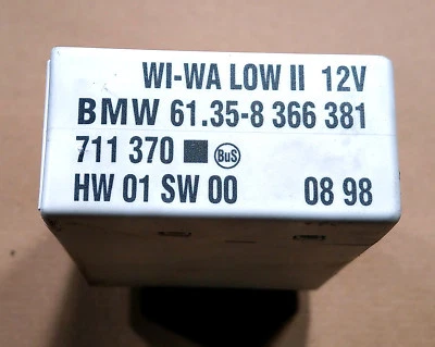 BMW E36 Z3 2.8 3.0 Roadster Windscreen Wiper Control Unit WiWa Low II 8366381 Rel - Image 1 of 2