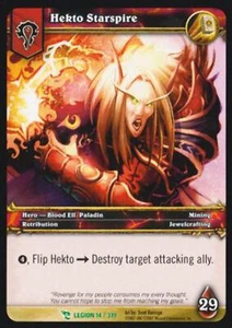 World of Warcraft TCG Hekto Starspire - March of the Legion 14/319 - Picture 1 of 2