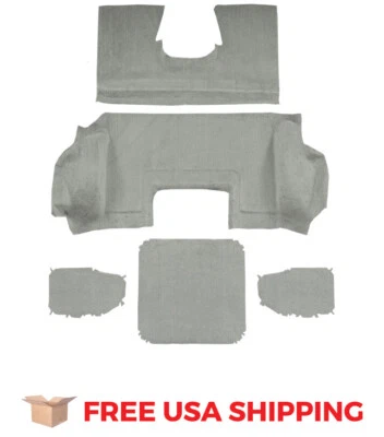 FITS 1998-2000 Chevrolet Corvette Convertible Rear with Pad Cutpile Carpet Foto 1 de 3