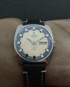 TISSOT 7 SEVEN AUTOMATIC VINTAGE 70's RARE 21J SWISS WATCH. - Picture 1 of 7