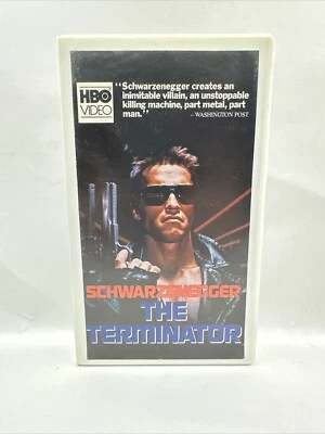 The Terminator 1984 Thorn EMI Video VHS Rare Hard Case Clamshell 80s VG Tested - Image 1 of 4