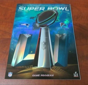 NFL 2017 Super Bowl LI Game Program New England Patriots vs. Atlanta Falcons - Picture 1 of 5