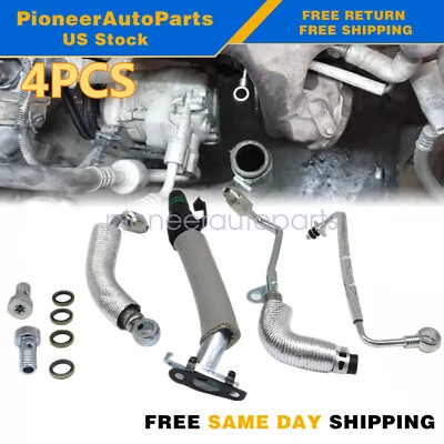 55567067 Turbo Charger Coolant Return Hose Line For Chevy Cruze Sonic Trax 1.4L - Image 1 of 4