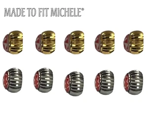 Lot of 5pcs Replicate Brand Watch Crown Size 5.3mm Made to Fit Michele® - Picture 1 of 21