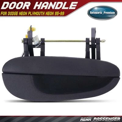 Maçaneta externa traseira direita textura preta para Dodge Neon Plymouth Neon 95-99 - Imagem 1 de 4