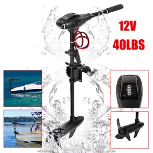 Elica motore elettrico fuoribordo traina 40 libbre 12 V pesca barca kayak motore - Foto 1 di 24