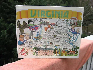 Puzzle vintage 1978 Virginia 550 pezzi di Great American Puzzle ~ sigillato in fabbrica - Foto 1 di 6