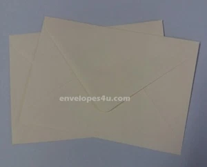 C6 (für 6" x 4" Karten) 114 mm x 162 mm Pastell Elfenbein/Creme 100 g/m² Umschläge - Bild 1 von 1