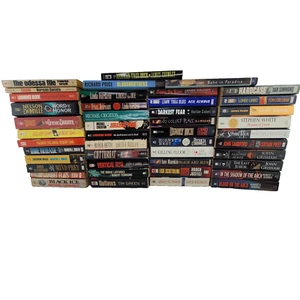 Lot of *45* 90s 00s Mystery Thriller Suspense Fiction Paperbacks Popular Authors - Picture 1 of 24