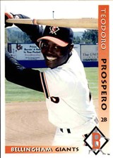 1996 Bellingham Giants #8 Teodoro Prospero Dominican Republic DR Baseball Card