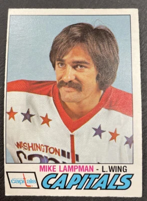 1977-78 O-Pee-Chee OPC Hockey - #396 Mike Lampman - Washington Capitals - Image 1 of 2