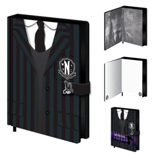 Wednesday Hardcover Premium Notebook A5 Book Journal - Picture 1 of 3