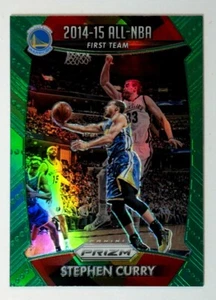 2015-16 Panini Prizm 2014-15 Todo NBA Primer Equipo Verde Prizm #377 Stephen Curry - Imagen 1 de 3