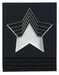 5 Zoll x 5 Zoll schwarzer Stern Bildhalterungen passt 4 Zoll x 4 Zoll Fotobild - 5er-Pack - Bild 1 von 1