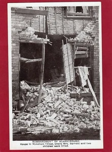WW1 Bombardement of Scarborough Bombenschaden Wykeham Street PC unbenutzt AP174 - Bild 1 von 2