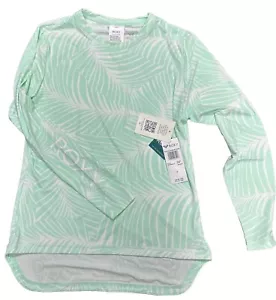 ROXY Palm Tree Dreams Sea Skippin - Langarm UPF 50 Hautausschlagschutz Größe Small - NEU - Bild 1 von 10