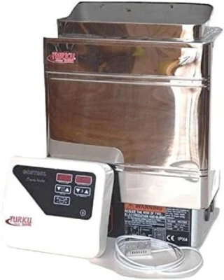 9KW 240V 450 PIES CÚBICOS ACERO INOXIDABLE HÚMEDO SECO SAUNA CALENTADOR ESTUFA CONTROL DIGITAL Foto 1 de 4