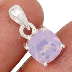 Colgante de cuarzo lavanda natural Boquira, Brasil plata 925 joyería CP68918 - Imagen 1 de 1
